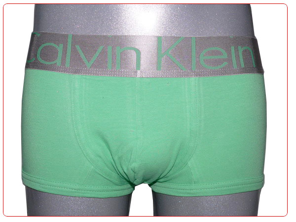 en casa Plano esposas Boxer Calvin Klein Hombre Steel Blateado Verde